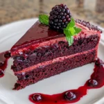 Blackberry Velvet Gothic Cake Showcase