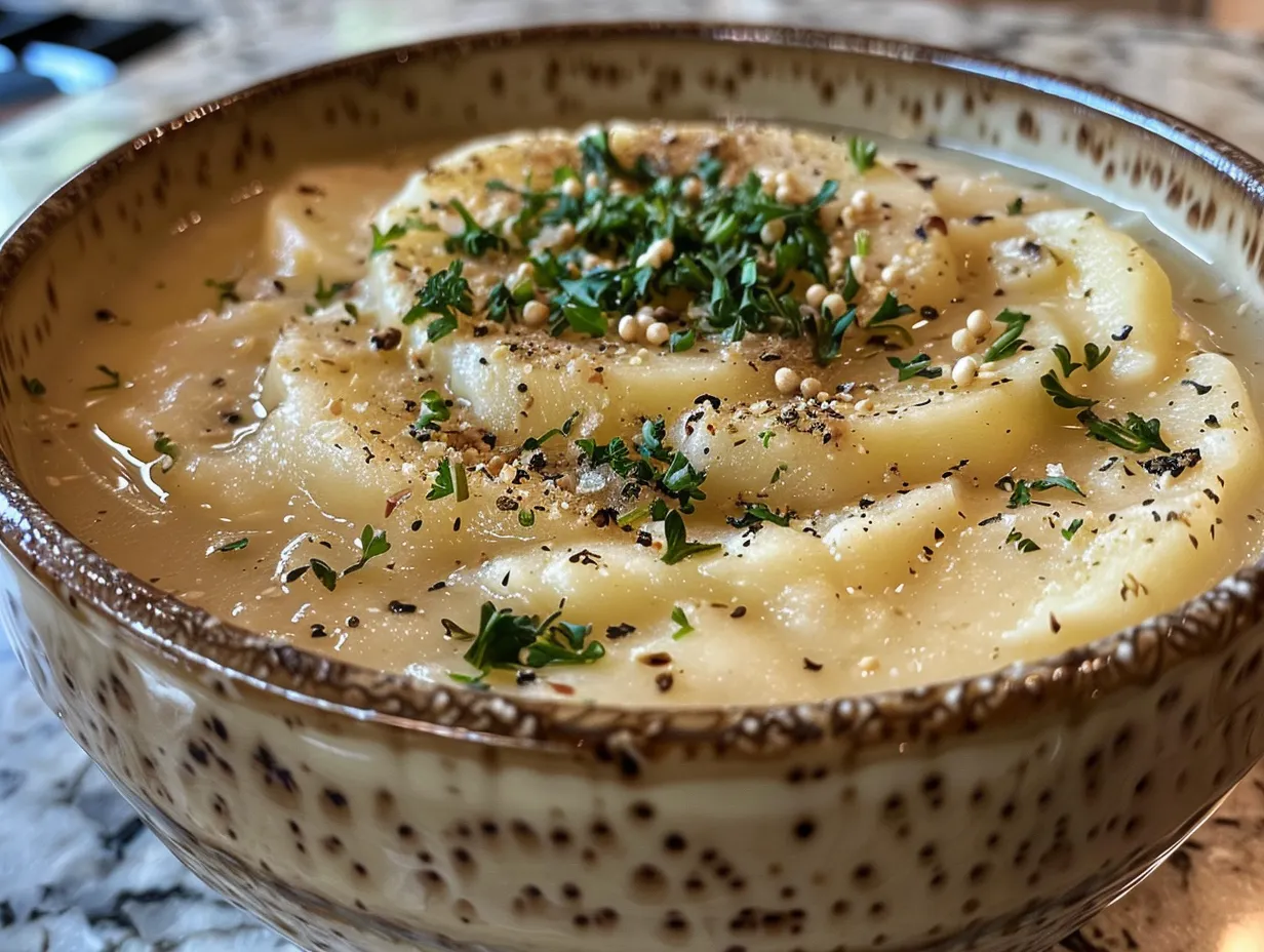 Bowl of Copycat Panera Potato Soup