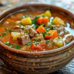 Bowl of Heartwarming Roasted Vegetable Soup