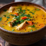 Cozy Bowl of Turmeric Chicken Soup