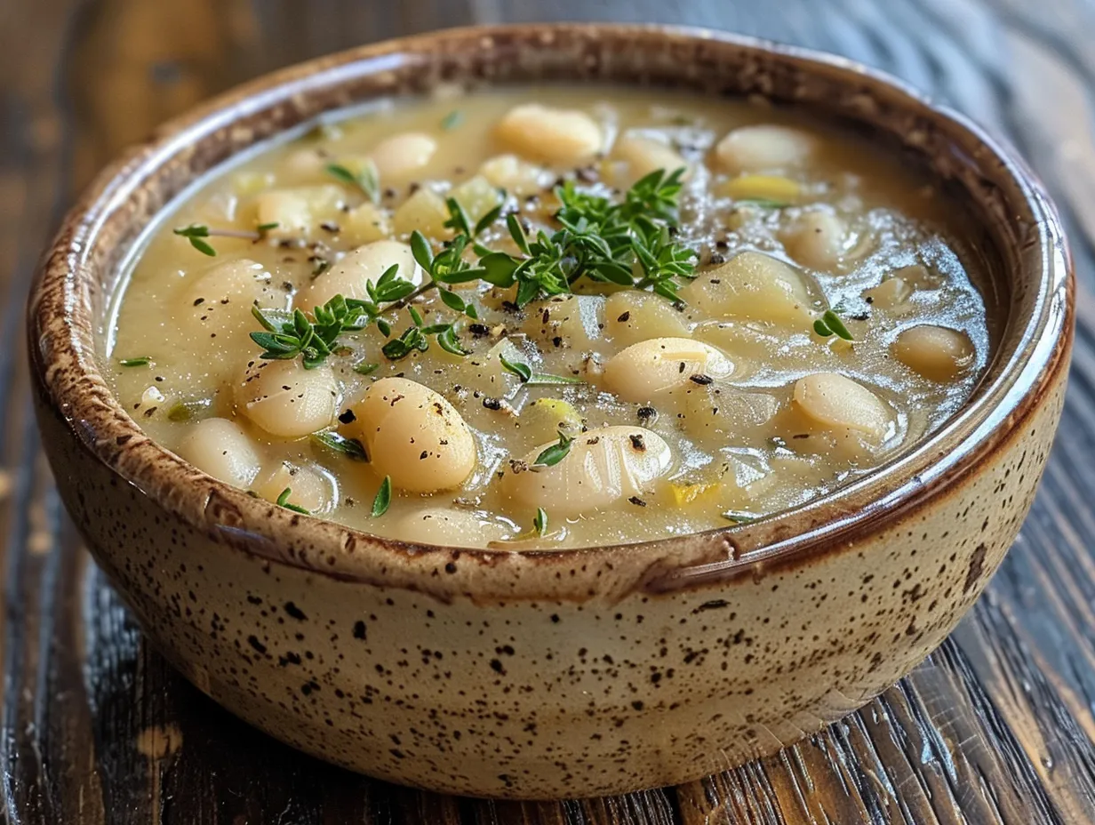 Cozy Bowl of White Bean Soup