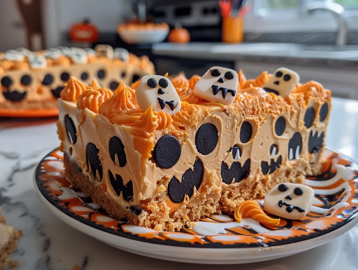 Spooky Halloween Cookie Cake