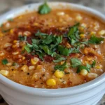Bowl of Mexican Street Corn Soup