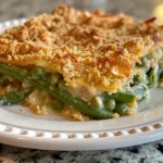 Cheesy Green Bean Casserole Delight