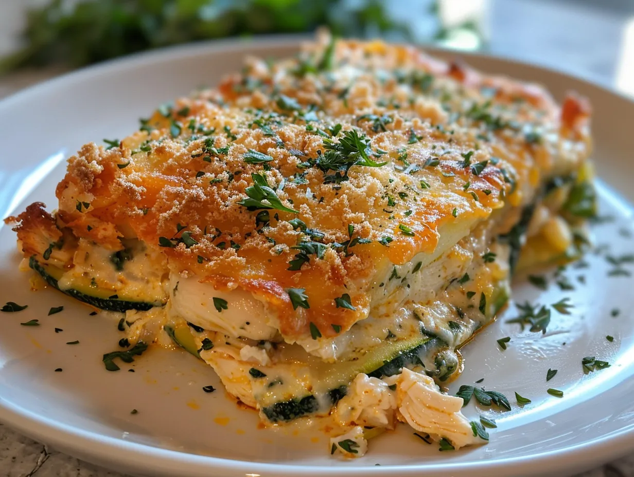 Chicken Zucchini Casserole Dish