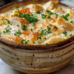 Comforting Bowl of Chicken Cordon Bleu Soup