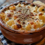 Comforting Bowl of Mac and Cheese Soup