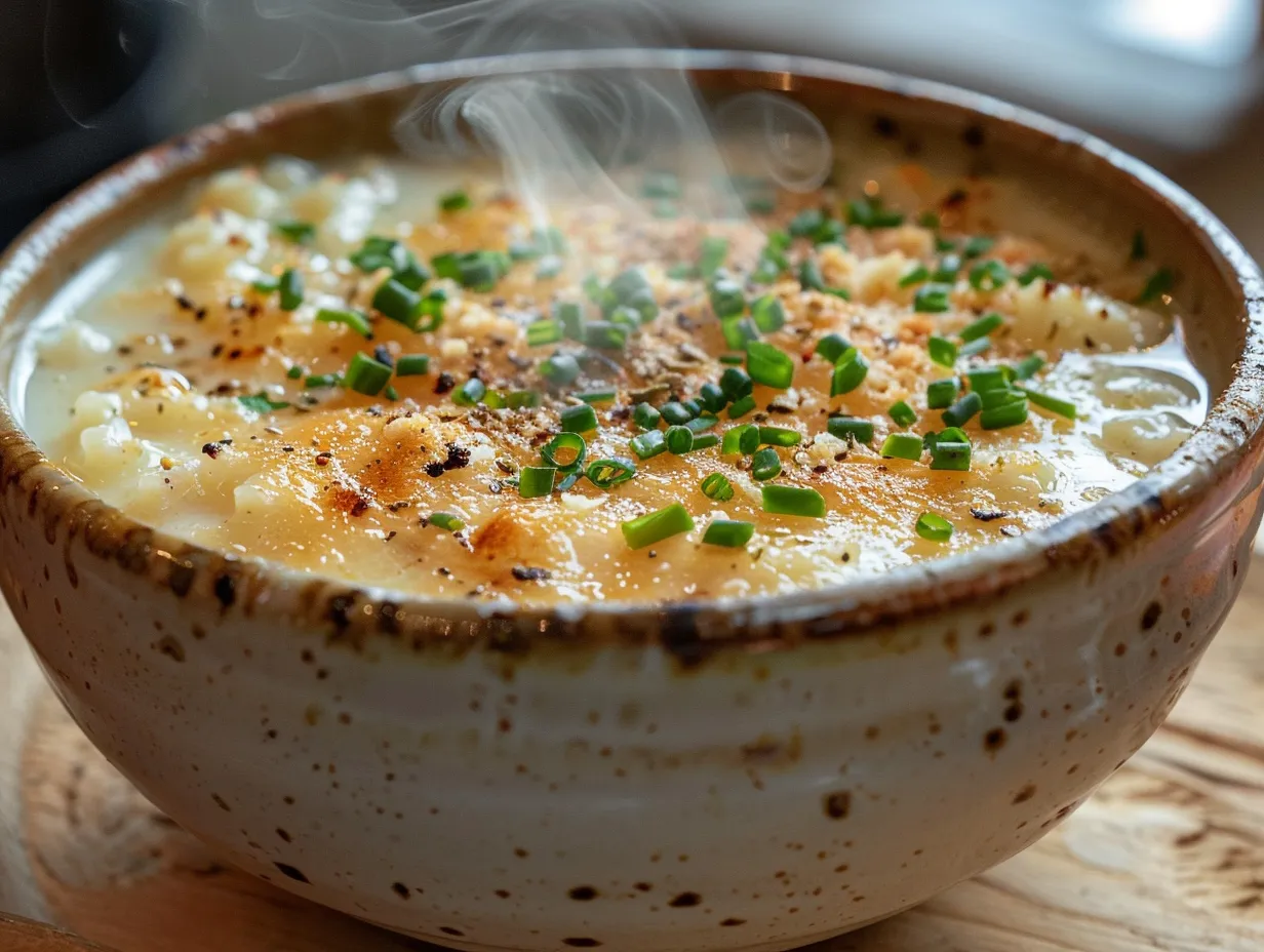Cozy Bowl of White Lasagna Soup