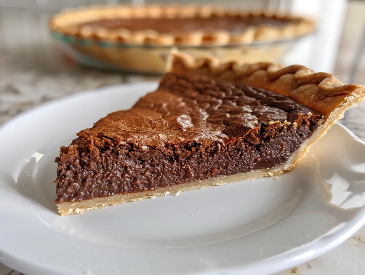 Decadent Dark Chocolate Chess Pie