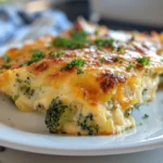 Delicious Broccoli Cheese Casserole Ready to Serve