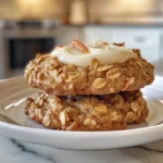 Delicious carrot cake oatmeal cookies