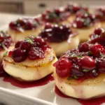 Delicious Cranberry Brie Bites Appetizer
