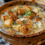 Delicious Crock Pot Crack Potato Soup Ready to Serve