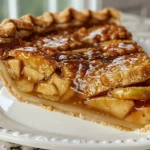 Delicious Dutch Caramel Apple Pie on Display