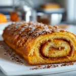 Delicious Pumpkin Roll with Cream Cheese Filling