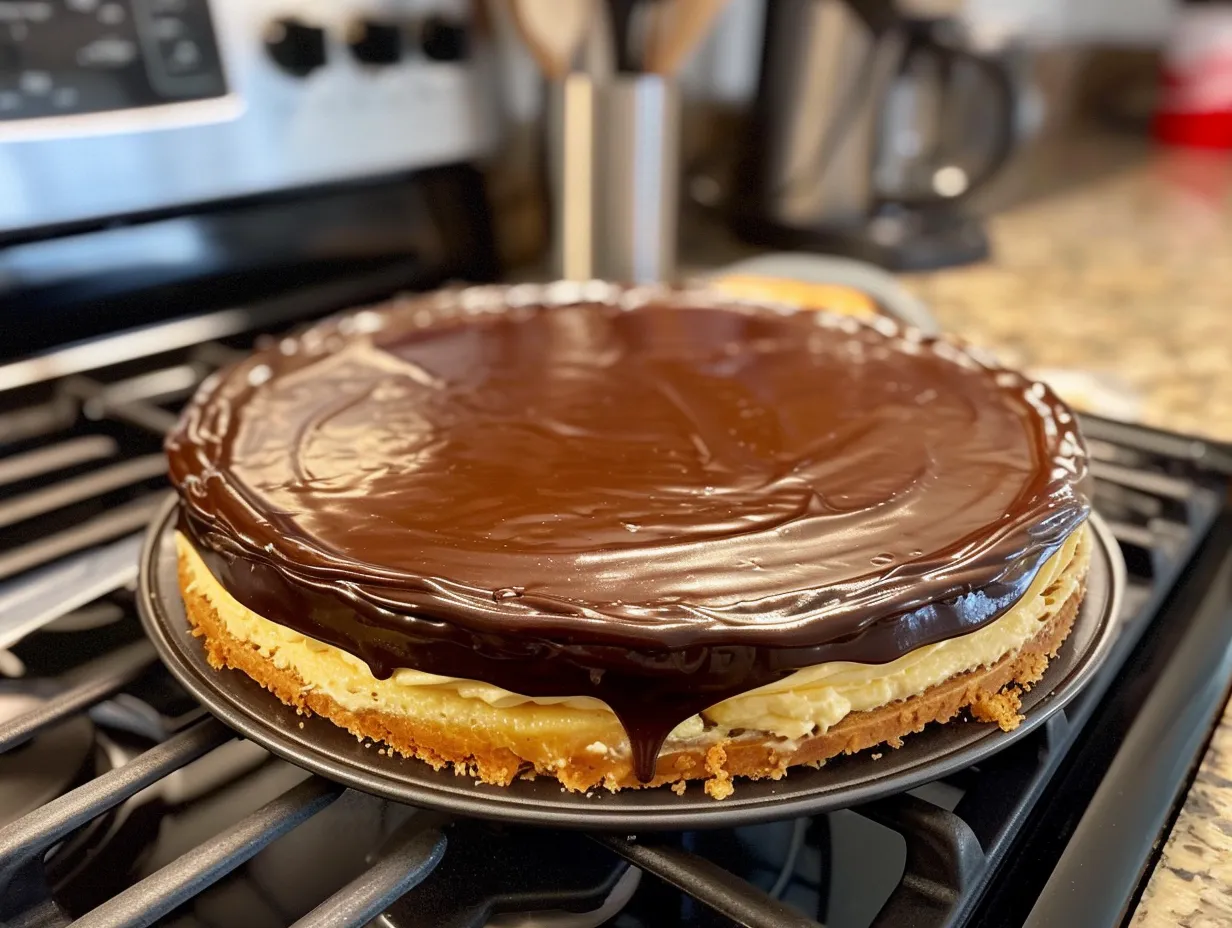 Family enjoying Homemade Boston Cream Pie