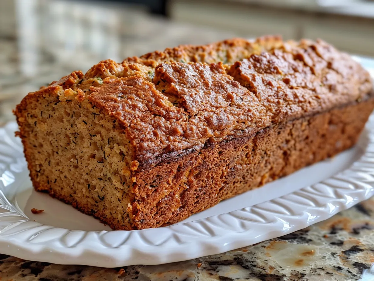 Freshly Baked Greek Yogurt Zucchini Bread