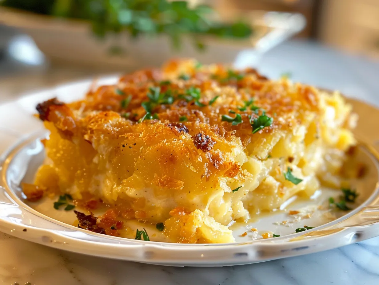 Golden Southern Squash Casserole