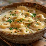 Heartwarming Bowl of Ravioli Soup
