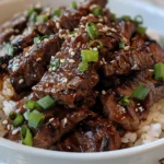 Korean BBQ Beef Bowl with Sesame Seeds