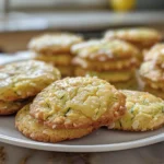 Lemon Glazed Zucchini Cookies Displayed