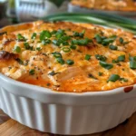Spicy Buffalo Chicken Dip on Table