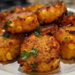 Spicy Mexican Corn Bites on a Plate