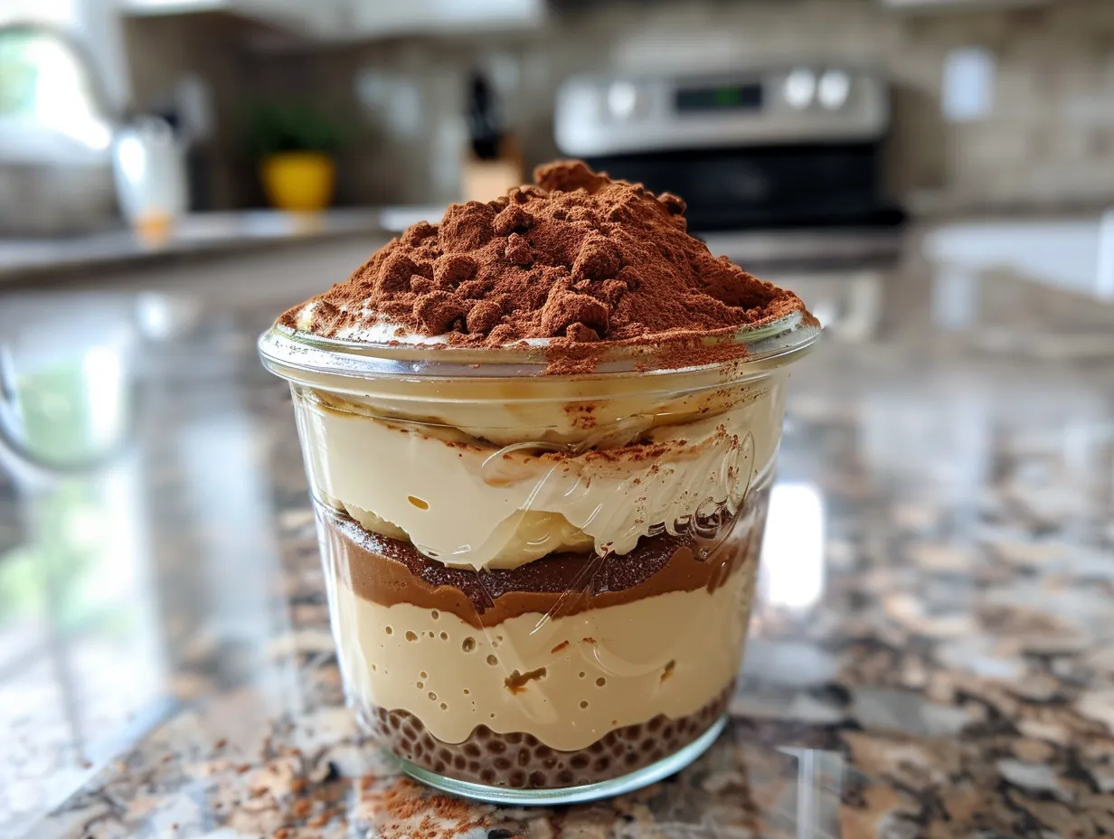 Tiramisu Chia Pudding Delight