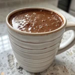 Warm cup of Dark Chocolate Hot Chocolate