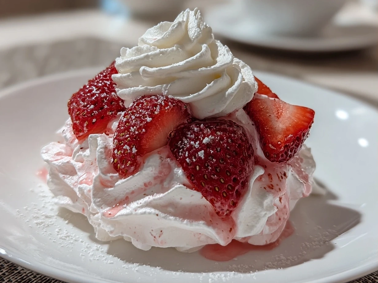 A close up of glistening homemade Strawberry Cool Whip Candy