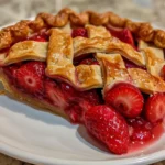 A Freshly Baked Strawberry Pie