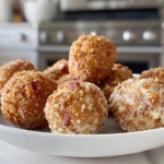 A tantalizing preview of Bacon Jalapeño Cream Cheese Balls, ready to delight