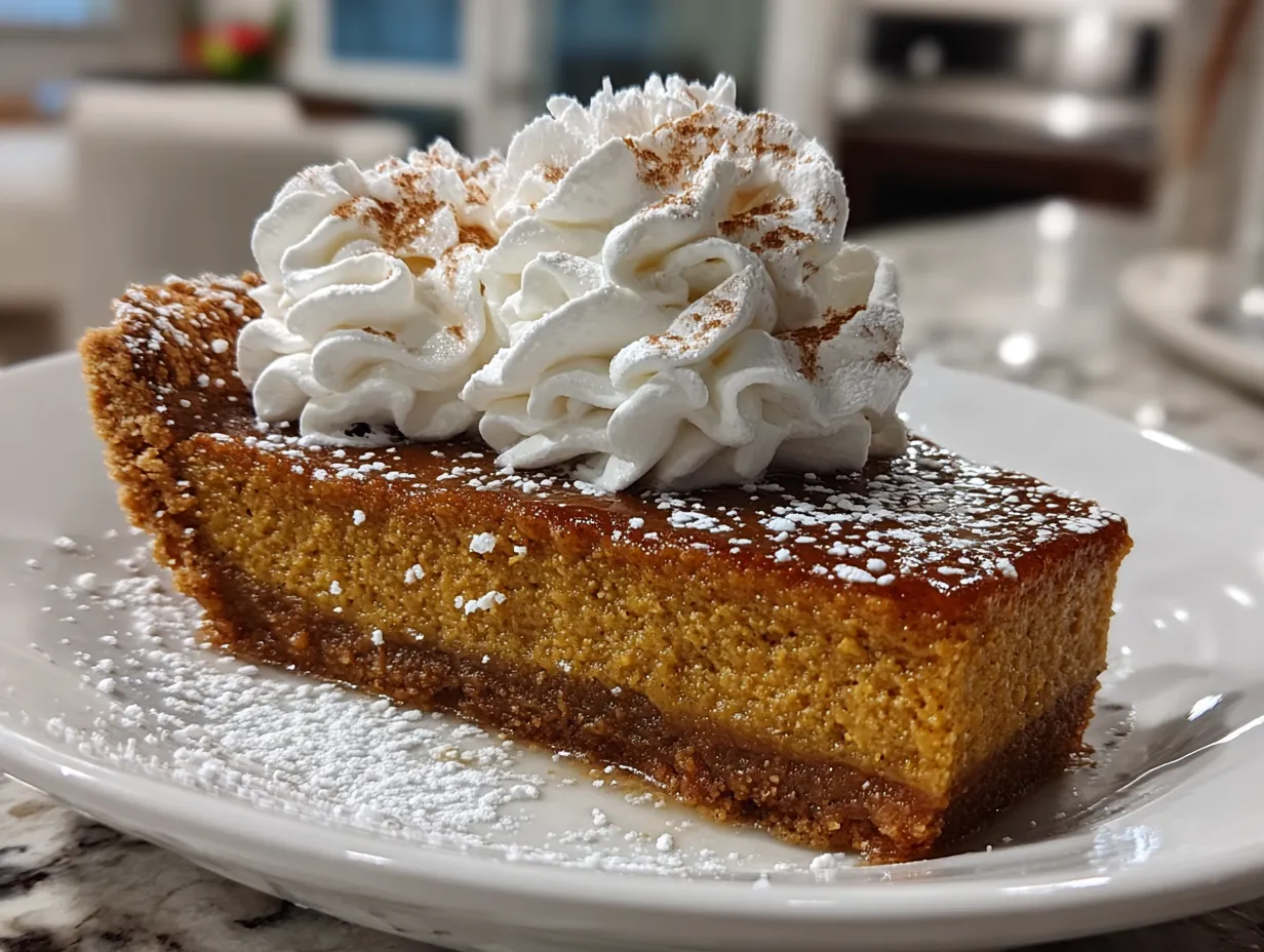 A Warm Slice of Pumpkin Cookie Pie