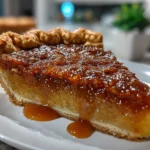 Apple Butter Pie Slice Displayed