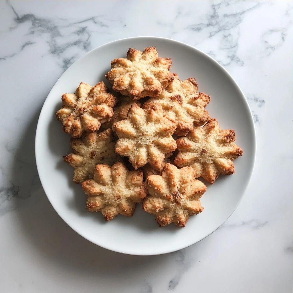 Christmas Cookies with Orange Juice arranged on a plate