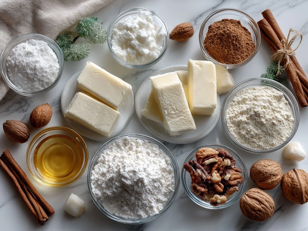 Ingredients for Christmas Cool Whip Candy including cool whip, sweetened condensed milk, sprinkles, vanilla extract, and white chocolate chips.