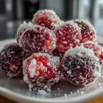 Close-up of Sparkling 3-Ingredient Sugared Cranberries