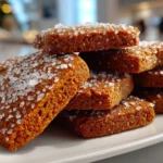 Close-up shot of delicious homemade gingerbread cookies