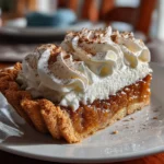 Cozy Apple Butter Pie with Cinnamon Whipped Cream