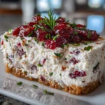 Cranberry Jalapeno Cream Cheese Dip Appetizer