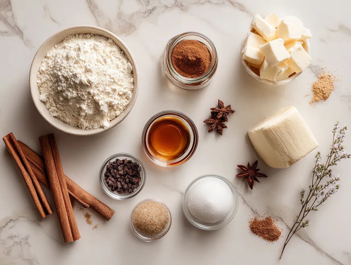 Creme Brulee Pie Ingredients: Heavy cream, whole milk, egg yolks, sugar, vanilla, salt, pie crust, and fresh berries.