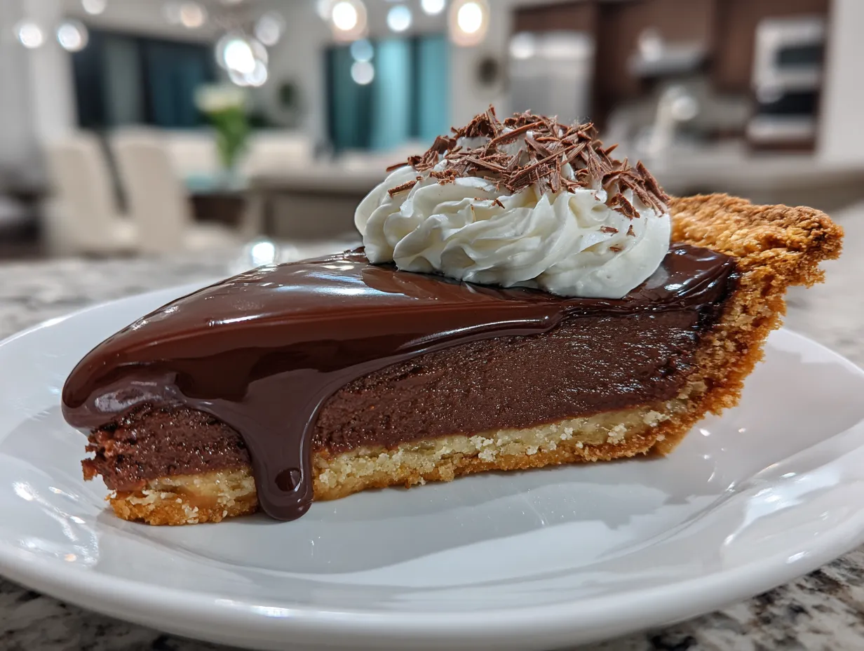 Decadent Old Fashioned Chocolate Pie