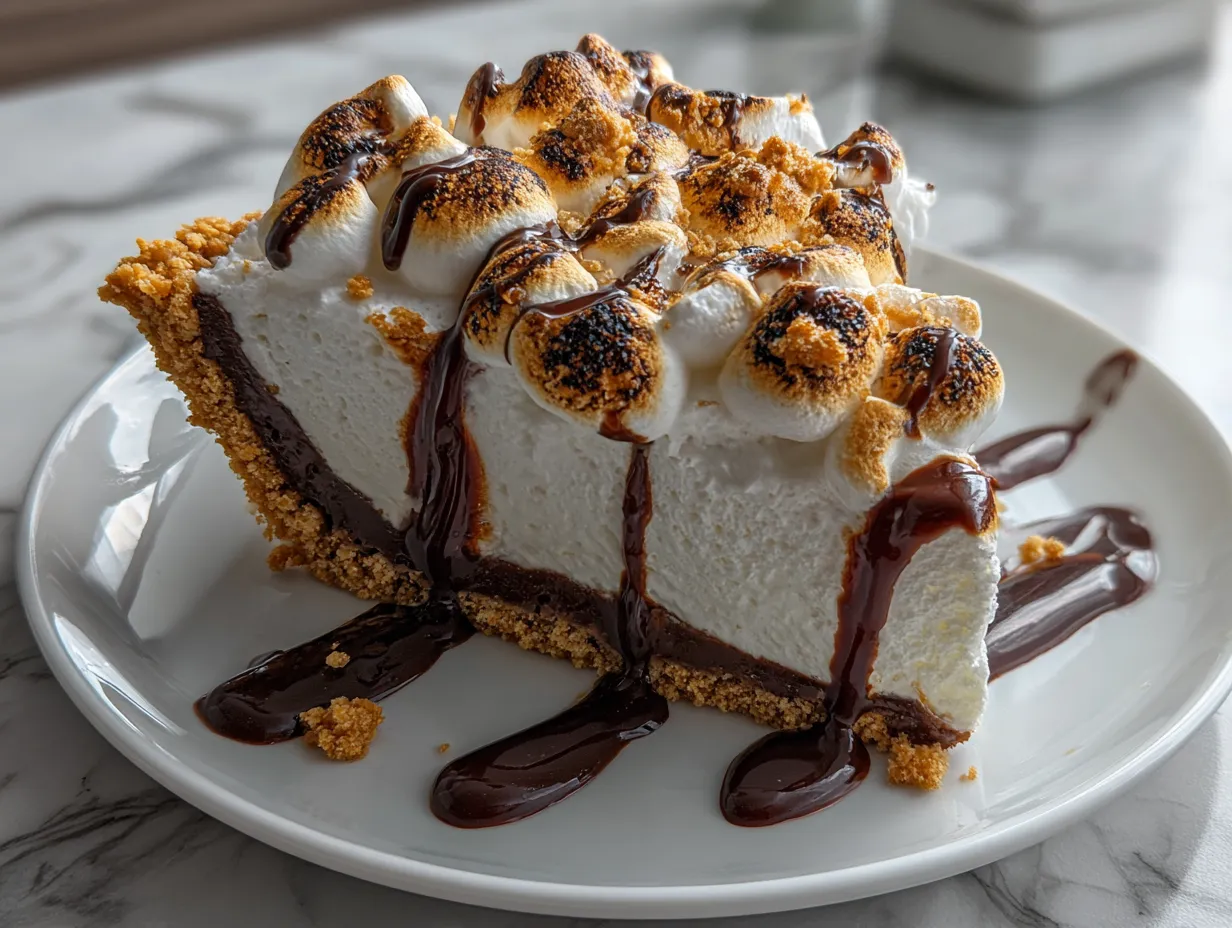 Decadent Smores Pie Display