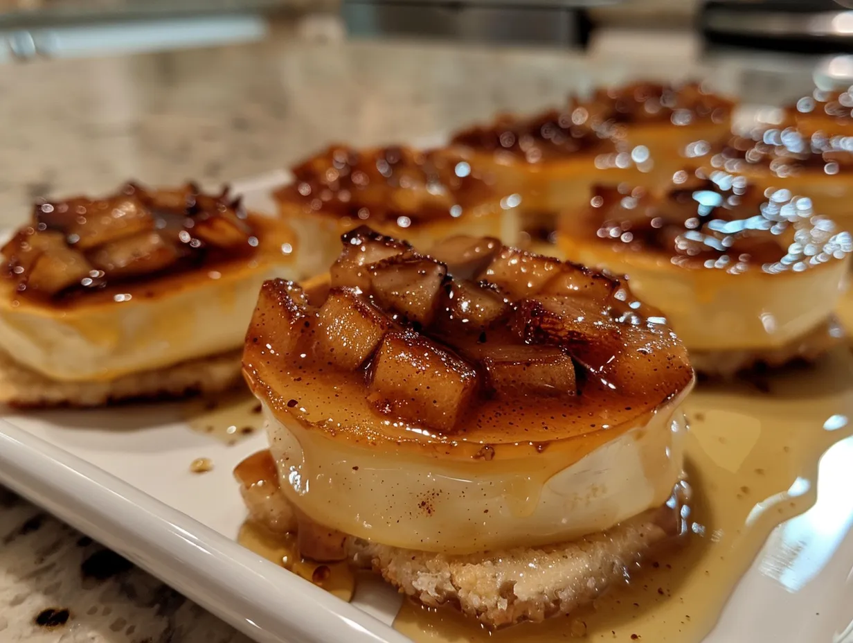 Delicious Apple Butter Brie Bites