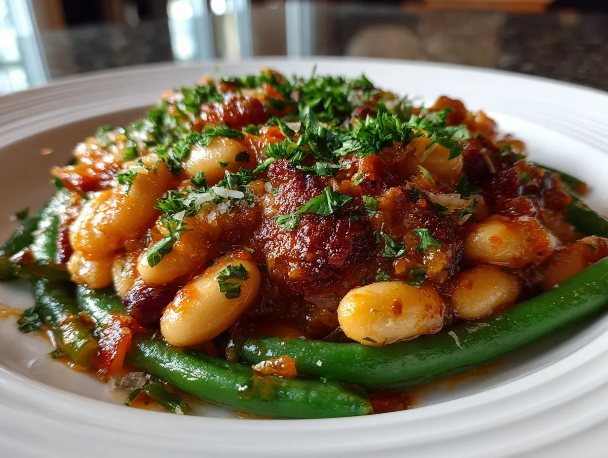 Delicious Calico Bean Casserole Ready to Serve