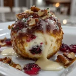 Delicious Cranberry Pecan Cheesecake Ball