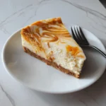 Delicious Homemade Cheesecake with Pumpkin Swirl