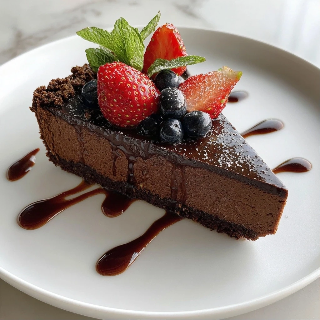 A delicious homemade Chocolate Mousse Cake