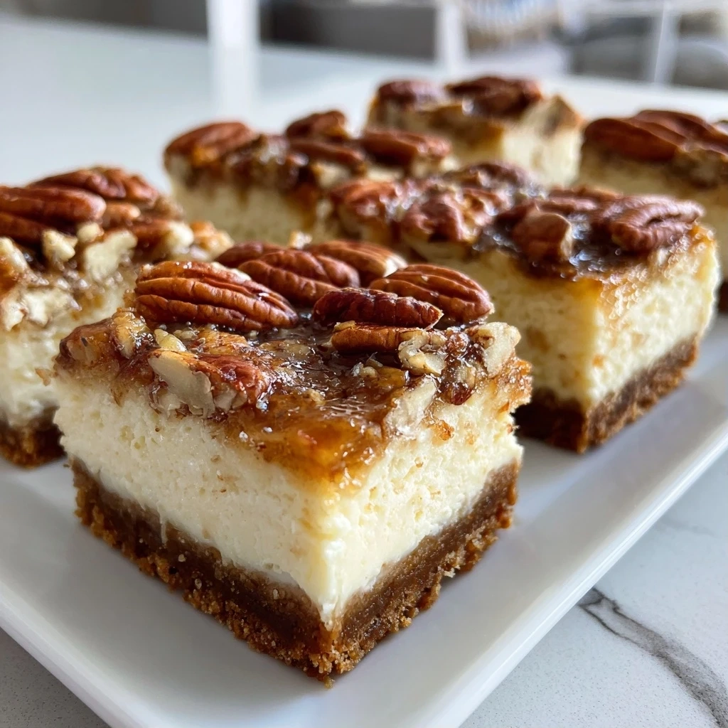 Delicious Homemade Pecan Pie Cheesecake Bars