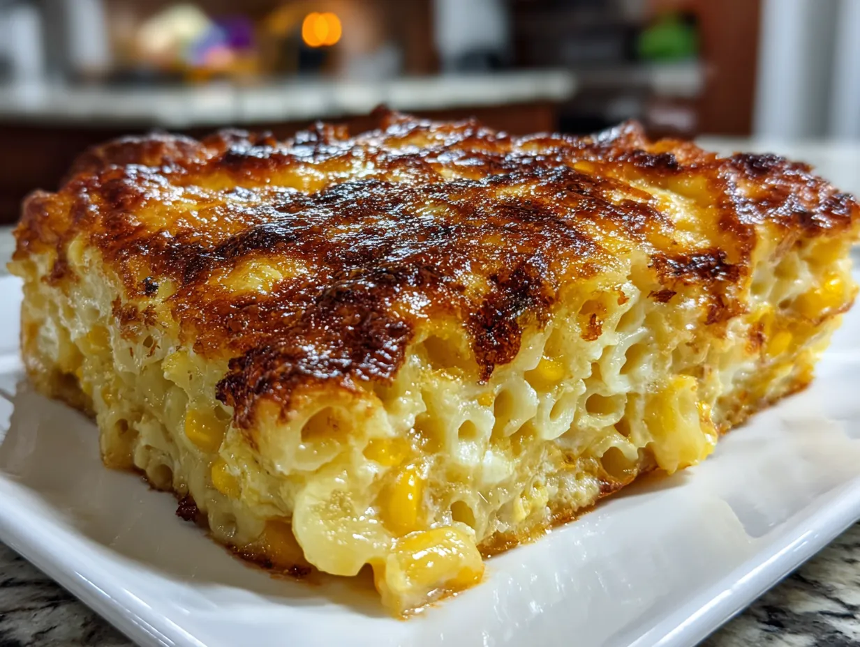 Delicious Macaroni Corn Casserole